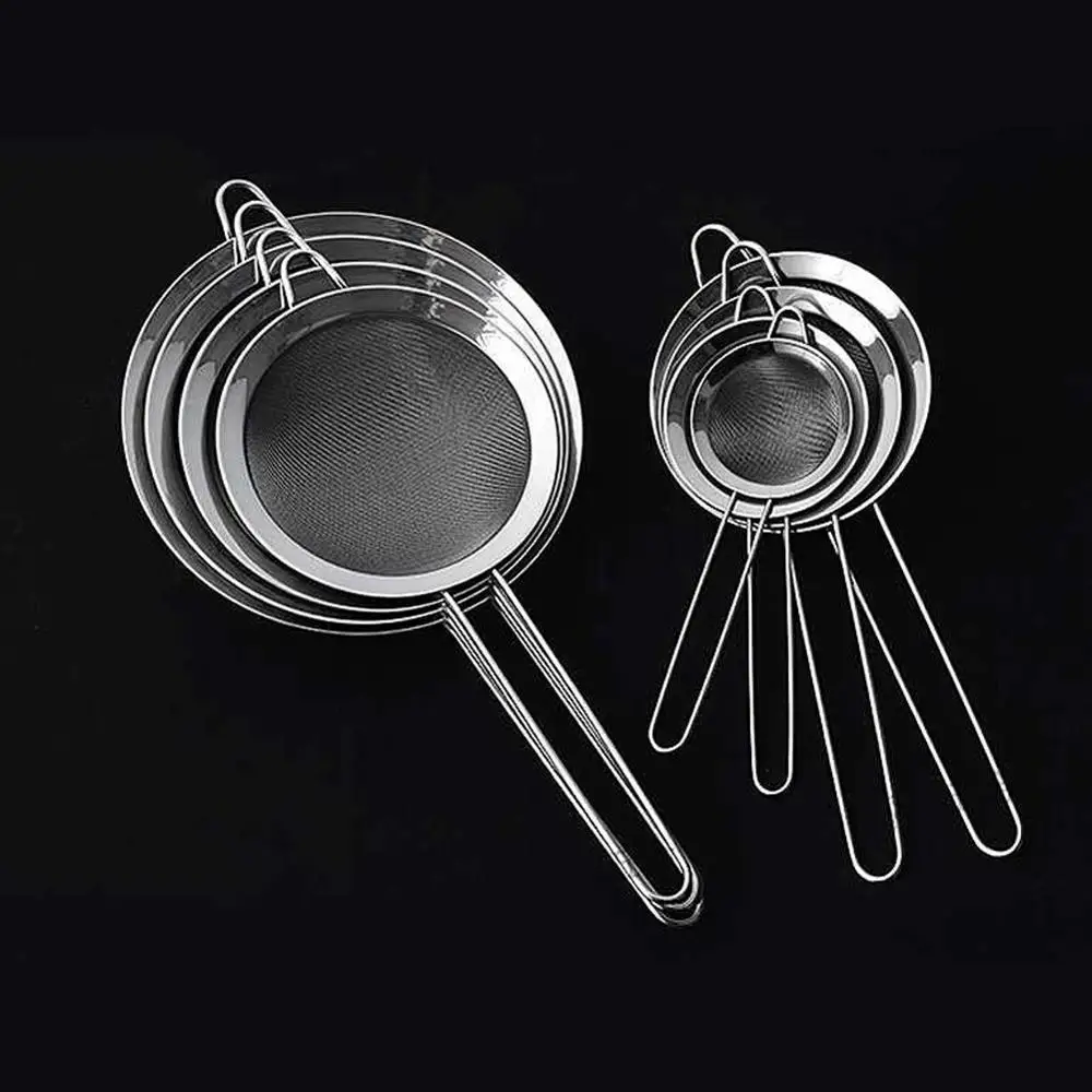 Sifter Twill Diameter 7cm Mesh Stainless Steel Wire Fine Sieve Oil Strainer Flour Colander DIY Kitchen Tools | Дом и сад