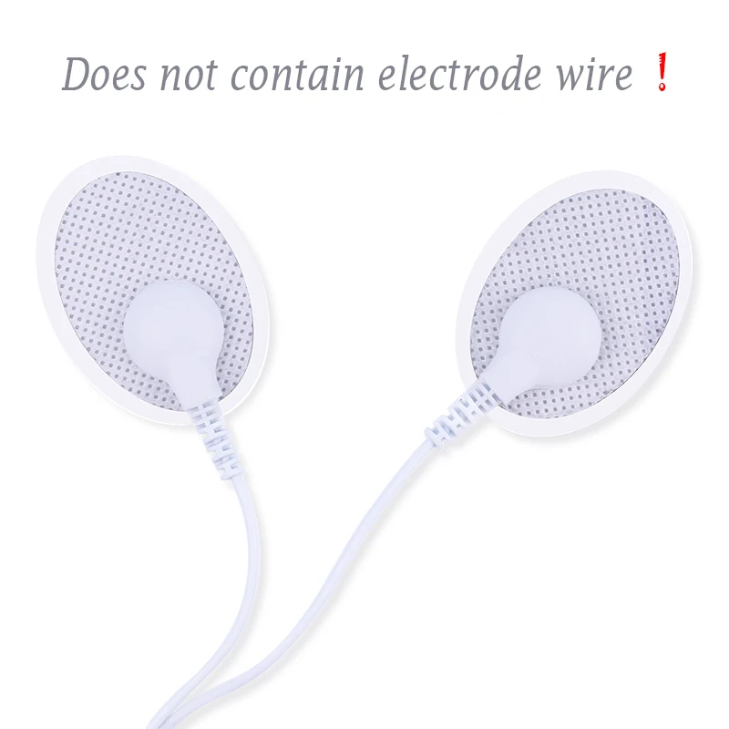 20/10pcs Electrode Pads TENS Unit Replacement Sticky Gel Pads Acupuncture Points Snap on Electrodes Pads 3*4.5CM  3.5 mm Plug 3