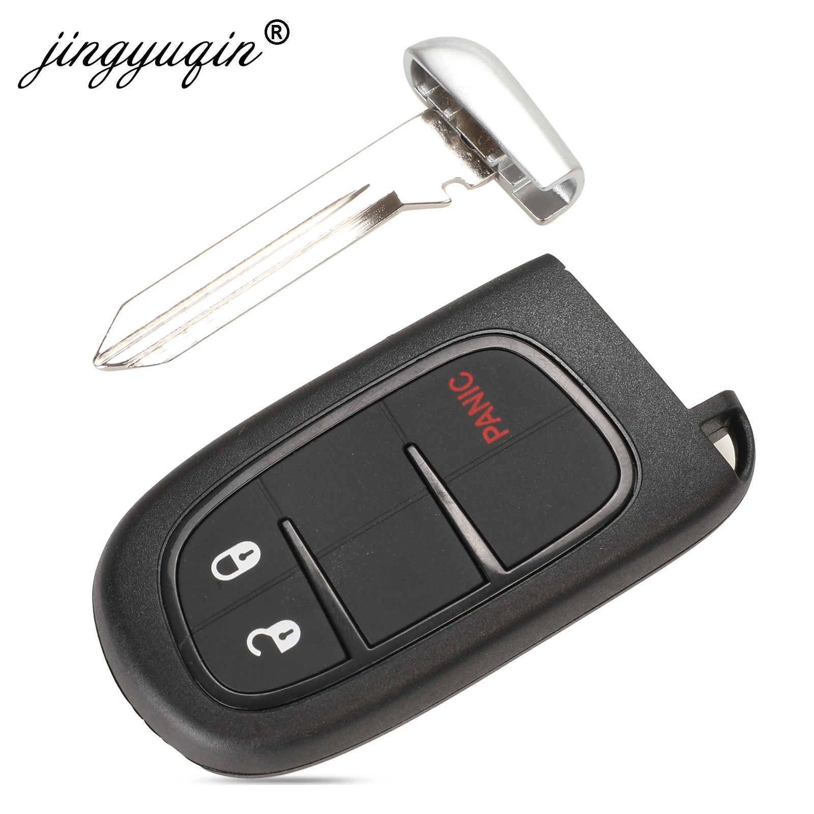 Jingyuqin 433 МГц GQ4-54T 4A смарт-ключ для DODGE/Chrysler/JEEP комфорт-без ключа-go 1500 2500 3500 PCF7953M чип 2+ 1 3 кнопки