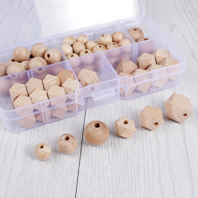 Смешанные Размеры деревянный грызунок для детей уход ювелирные изделия из бука