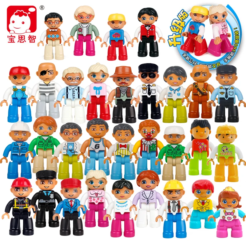 

For Legoing Duplo Family Little Princess Hospital Figures Bricks Children Toys City Building Blocks Compatible Legoings Friends
