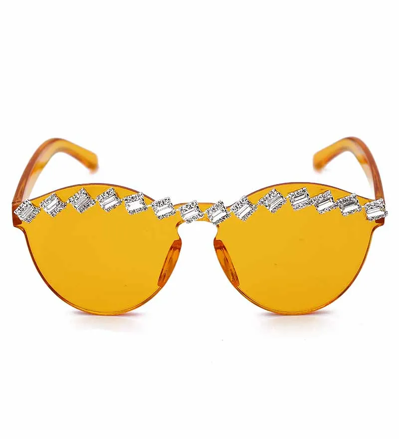 Кошачий глаз тени для женщин модные солнцезащитные очки толстые ломтики бескаркасные Соединенные винтажные треугольные кошачий глаз очки солнцезащитные очки сексуальные