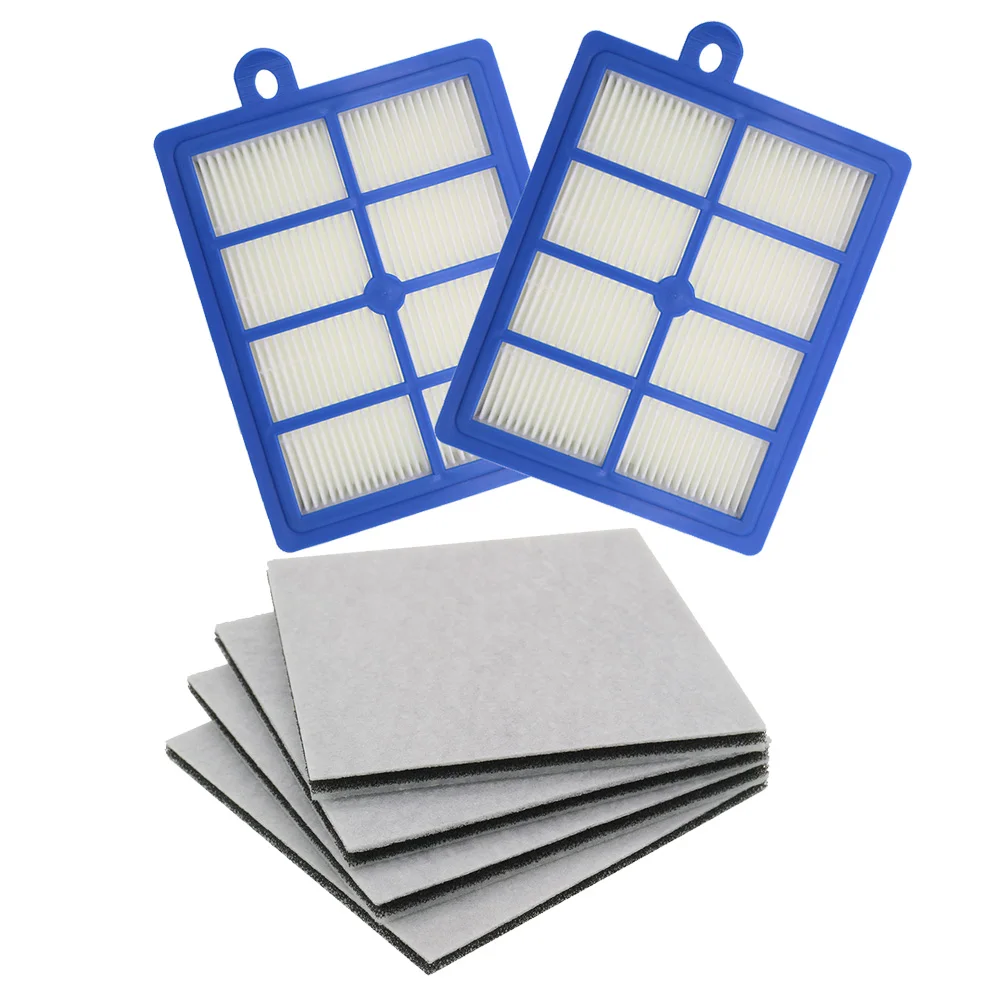 

2PCS HEPA Filter and 4pcs motor filters for Electrolux Washable H12 EL4100 EL6986A EL4050 ZE346B ZUA3840P Vacuum Cleaner Parts
