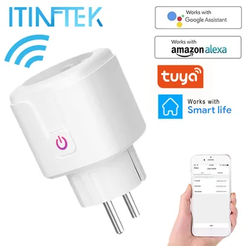 

Smart WiFi Plug EU US UK Adaptor Wireless Remote Voice Control Power Energy Monitor Outlet Timer Socket for Alexa Google Home