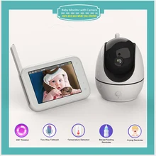 Sailvde Baby Monitor with Camera Electronic Record Nanny Wireless Color Surveillance Sicurity 2 Way Talk Temperature Monitoring