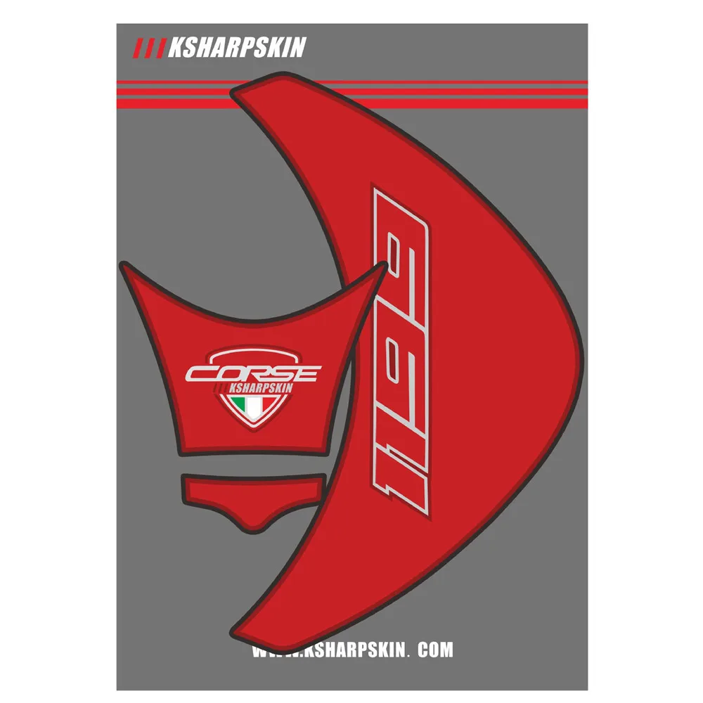 Fuel tank carbon fiber scratch-resistant stickers motorcycle stickers fish bone decals for DUCATI 1190