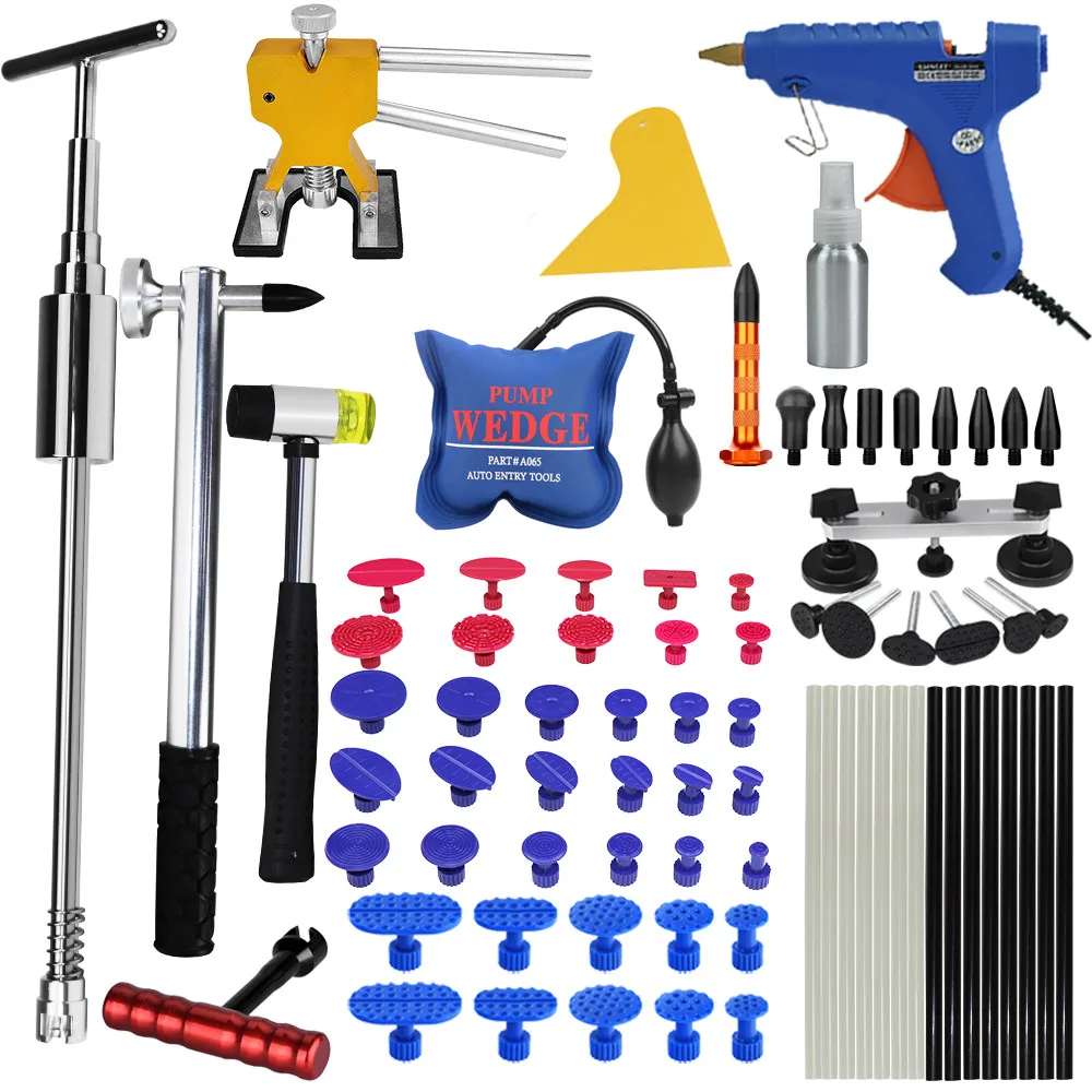 

Tool Set Car Dent Silver Bridge Paintless Dent Repair Kit Pullers Tools Dent Removal Tools Dent Remover For Cars