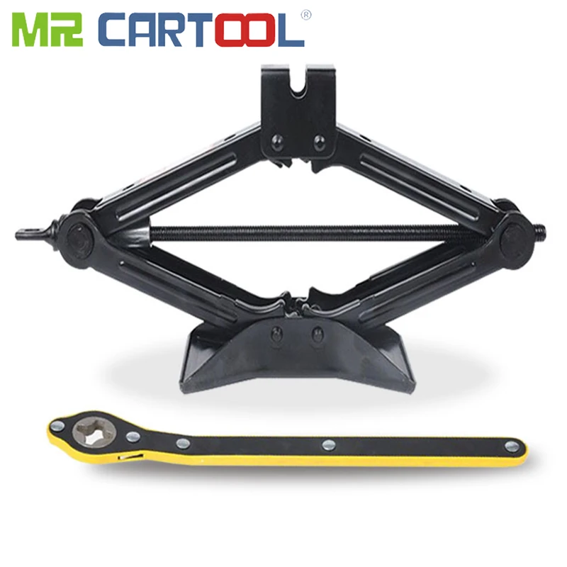 Mr Cartool 2 Ton Car Jack For Car Rolling Jack Scissor Lift Tire Repair  Tool 40cm Hight 2T| | - AliExpress