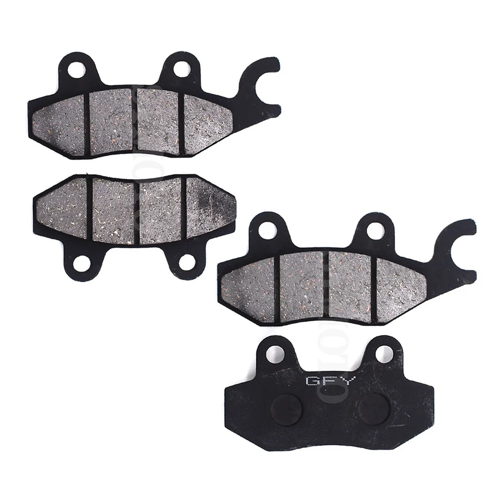 2 pair F and R Мотоциклетные Передние Задние тормозные колодки для KAWASAKI Z 250 SL не ABS 15-16 Z250 SL BR 250 15-17 Z 300 Z300 не ABS/ABS ER 300 15-16 - Цвет: 2 pair F and R