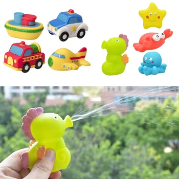 

Baby Bath Toys Baby Water Spraying Interesting Enjoy Shower Floating Toys Monsters Squirters Tub Pool Toys