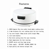 1800W Electric Arabic Bread Maker Household Steak Pan Machine Countertop Pizza Oven With Non-stick Bakeware 5