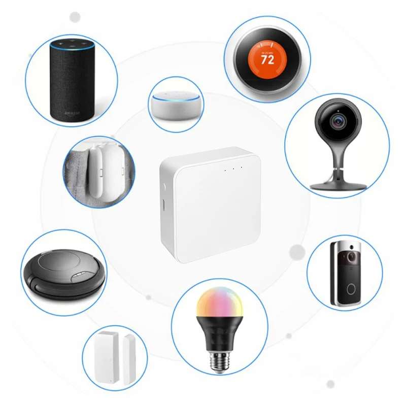 Tuya Smart Life Zigbee Gateway Bridge Hub Vezeték Nélküli Intelligens Tuya Smart Life Zigbee Gateway Bridge Hub Vezeték Nélküli Intelligens