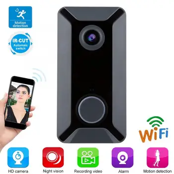 

Smart Access Control WiFi Intercom 5 IR Light 720P PIR Video Smart Doorbell with Wide Angle Lens