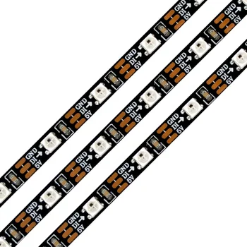 

[Seven Neon]DC5V 5MM 60LEDs/m 60pixels MINI 3535 SMD ICSK6812 addressable RGB led pixel strip black/white FPBC digital led tape