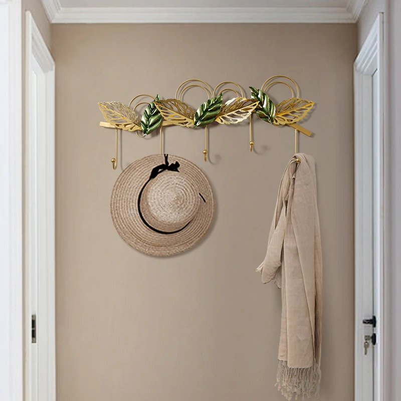 Современный кованый крючок для пальто 3D металлические настенные вешалки дома