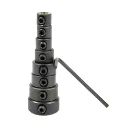 Localisateur de foret pour le travail du bois 3 16mm, colliers d'arrêt de profondeur de foret, localisateur de bague de positionnement de foret pour le bois avec foret 2022 