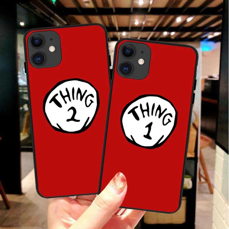 

Bff Best Friends Forever Couples Soft silicone Phone Case For iphones XS Max XR X 5S 6S 7 8 Plus 11 Pro Max SE 2020 Black Cover