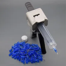 30cc Картридж пистолет-аппликатор Дозирующий пистолет и 100x22 г дозирующие иглы шприц наконечник иглы и 30cc Дозирующий шприц бочка