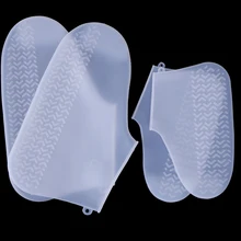 Водонепроницаемые пылезащитные Чехлы для обуви, велосипедные дождевые туфли для многократного применения, силиконовые латексные эластичные бахилы, защитные аксессуары для обуви