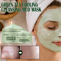 Green Tea Ice Skin Cleansing Mask Deep Cleansing Firming Pores Hydrating Moisturizing Mud Mask Skin Care Products  Face Serum