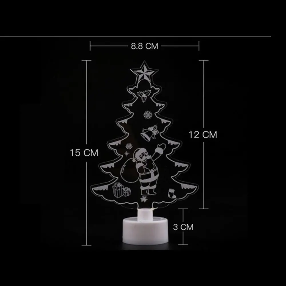 Рождество сияющий свет Рождественский Декор Weddig светодиодный ночник уникальный отель Красочный ночник для вечерние поставки Прямая