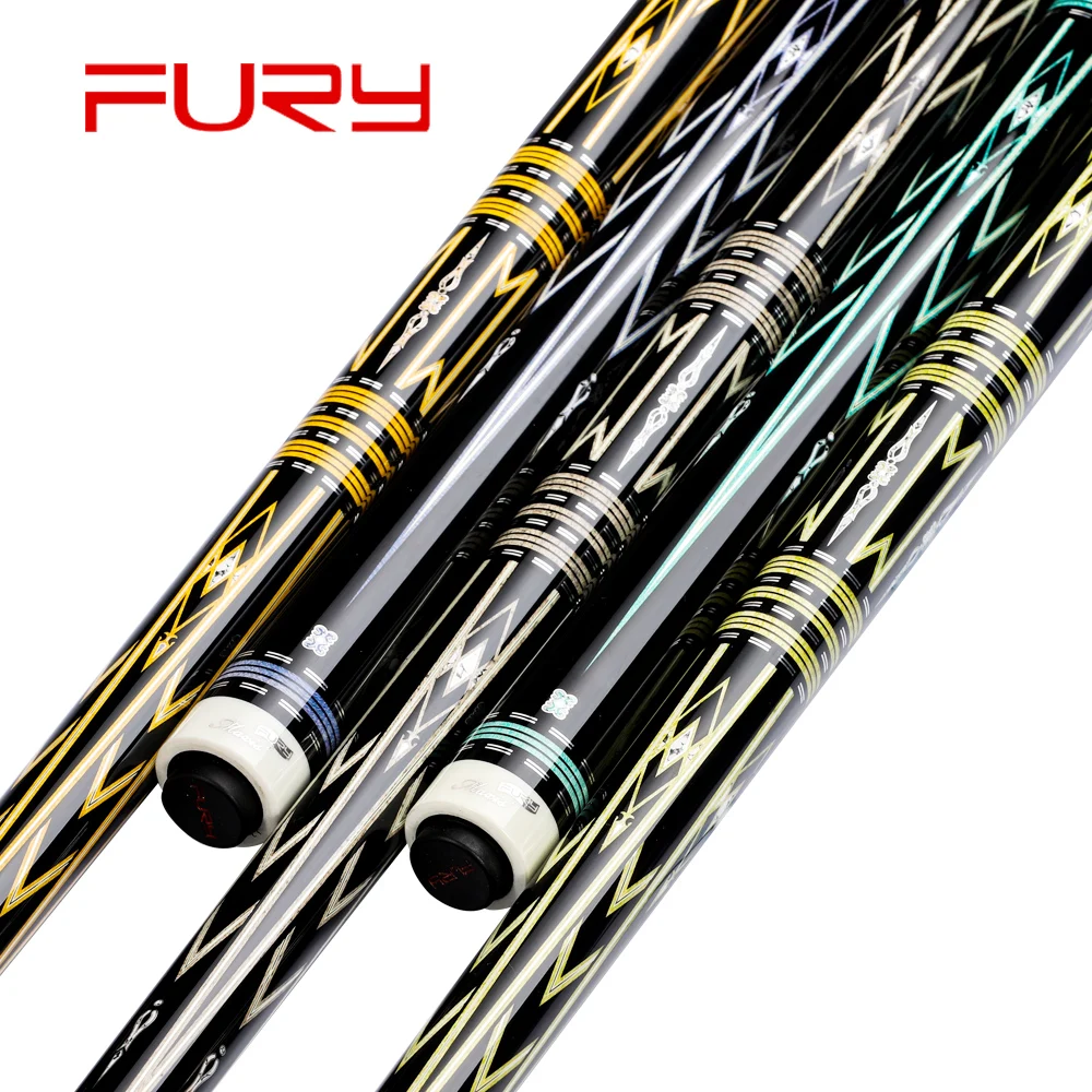 Дневной бильярдный кий FURY LC1 5 11 75/12 75 мм профессиональный комплект ручной работы