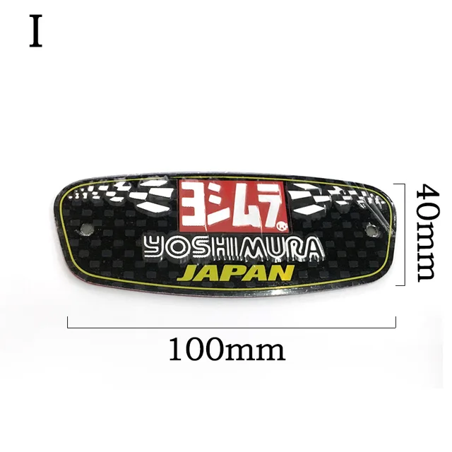 3D Aluminum Heat-resistant Motorcycle Exhaust Pipe Decal Sticker For Scorpio Two brothers Scorpio Arrow Leovince moto Sticker I