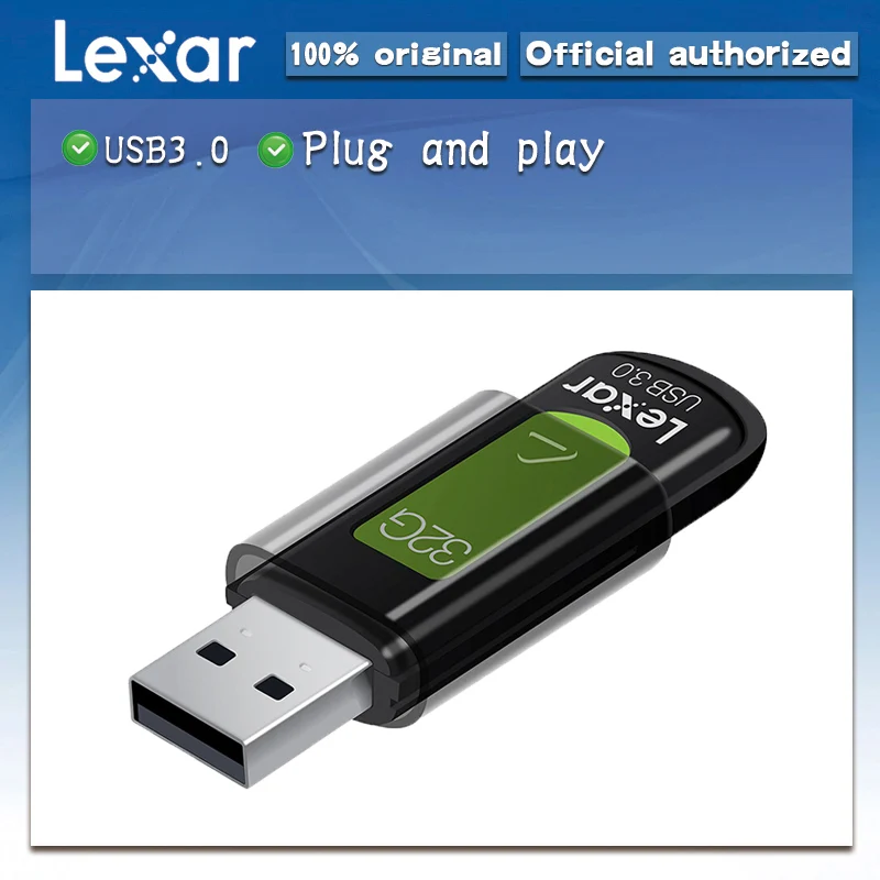 Оригинальный Lexar Jumpdrive S57 флеш накопитель USB 3 0 32 Гб 64 128 ГБ 256 u диск 150 МБ/с./с карта