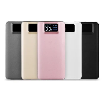 電源銀行30000mahタイプcマイクロusb大容量ledディスプレイポータブル外部バッテリー充電器スマートフォン用