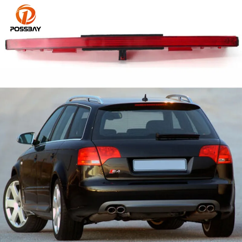 POSSBAY для AUDI A4 RS4 S4 B6 B7 2002 2003 2004 2005 2006 2007 2008 Задний светодиодный третьей высокое крепление тормоза стоп-сигнала светильник