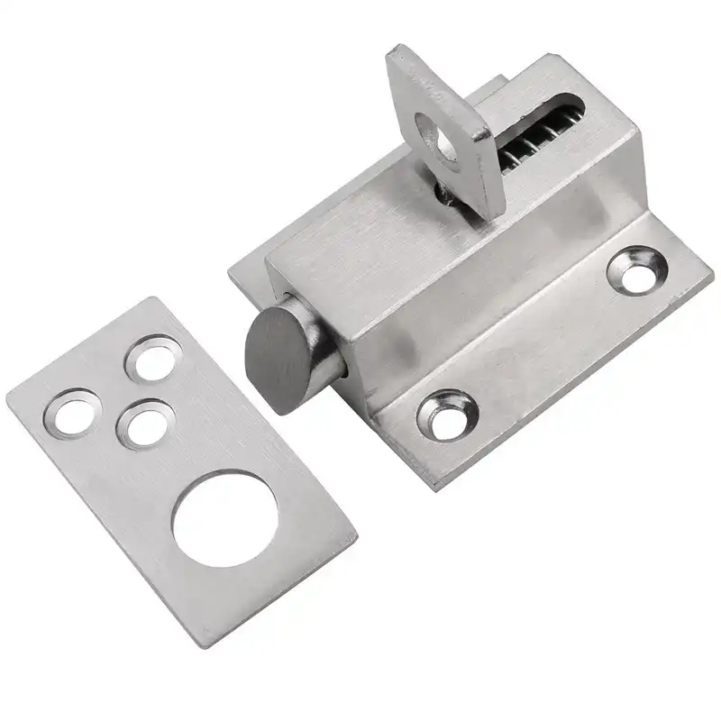 lock security automatic gate door lock spring loaded bolt latch