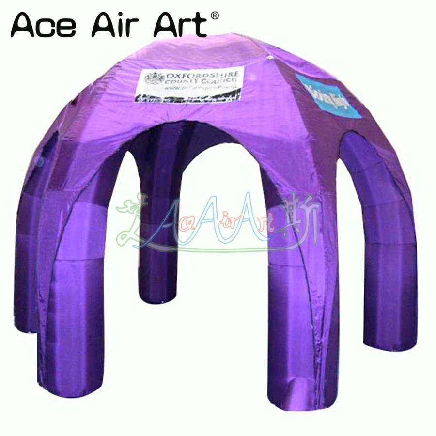 Top-quality-small-inflatable-spider-tent-event-station-3m-diameter-pop-up-dome-tentage-for-advertising (5)