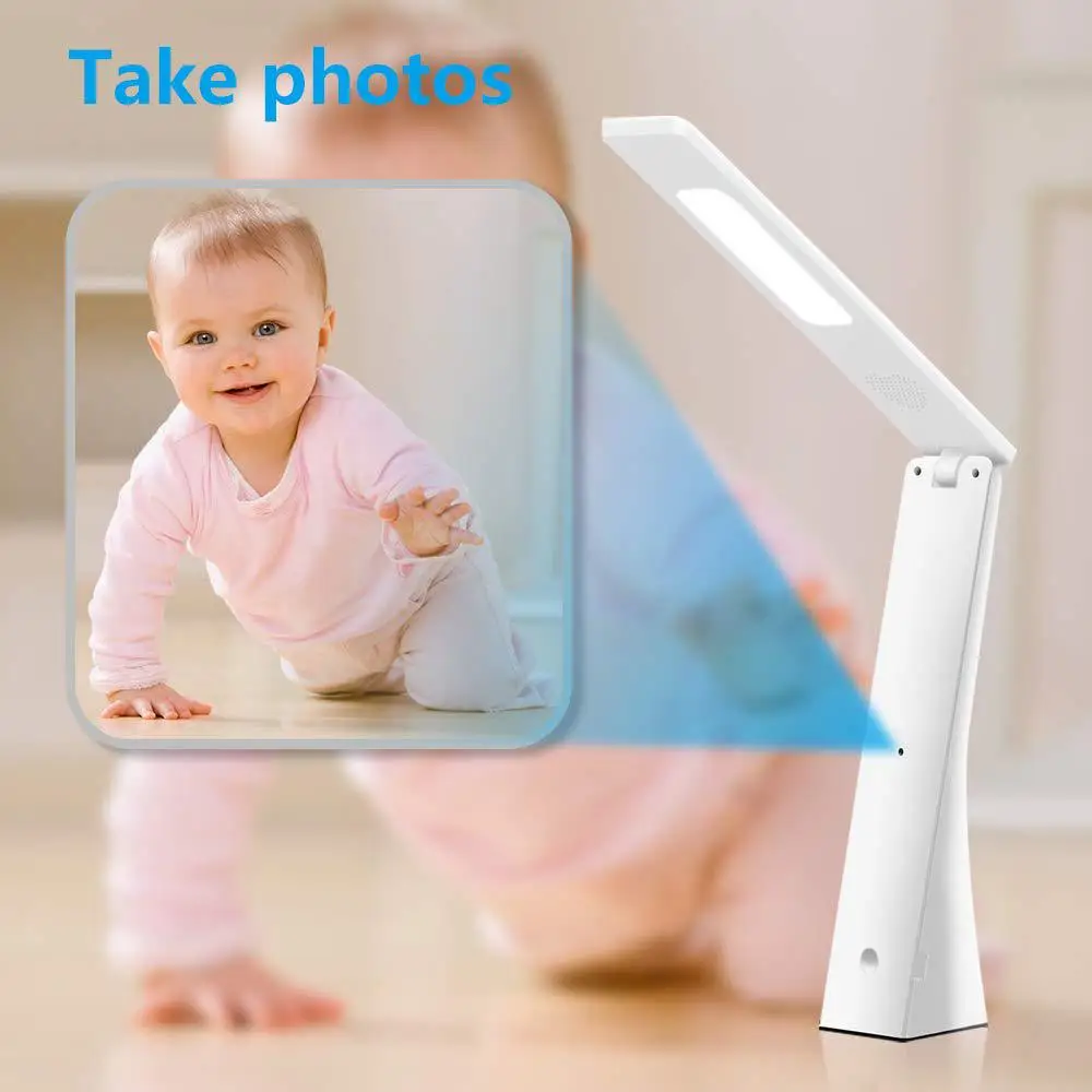 MeterMall Eye Protection Lamp Ip Camera 1080P Resolution Wifi Camera HD Night Vision Plug And Play For Ios/Android/Windows PC