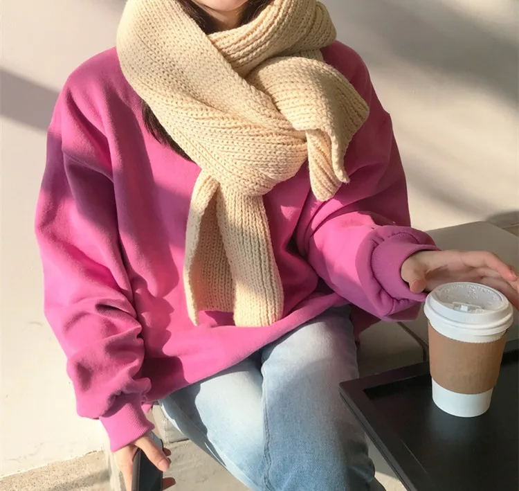 WHITNEY WANG Осенняя модная уличная однотонная Толстовка женские толстовки пуловер