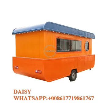 

Discount price 4M long mobile street food trailer hot dog truck cart in USA