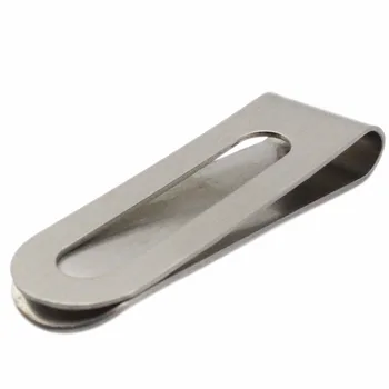 

1Pcs Hollow Style Silver Tone Stainless Steel Rectangle Money Clip Holder Purse Cash Money