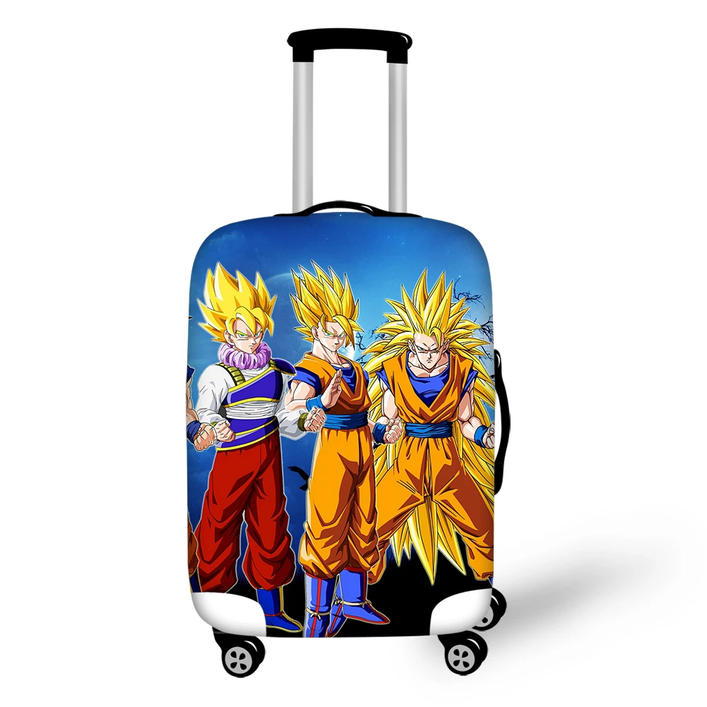 Аниме эластичный багажный чехол Dragon Ball/Son Goku чемодан пылезащитный чехол для 18-32 дюймов Чехлы Супер Saiyan защита багажа Прямая поставка