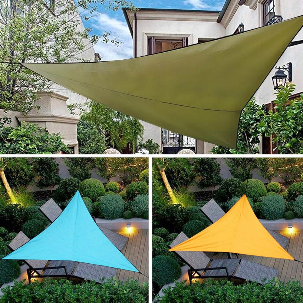 Outdoor Awning Canopy Shelters Triangle Sun Shelter Sunshade Tent Canopy Anti Uv Waterproof Sun Shade Sail Garden Awning Cloth Awnings Aliexpress