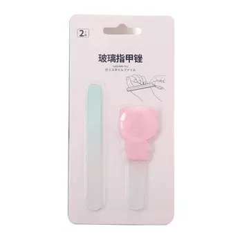 

2 Pcs/set Cartoon Baby Kids Nail Beauty Repair Tool Supplies Adults Nails File Polishing Block Bar