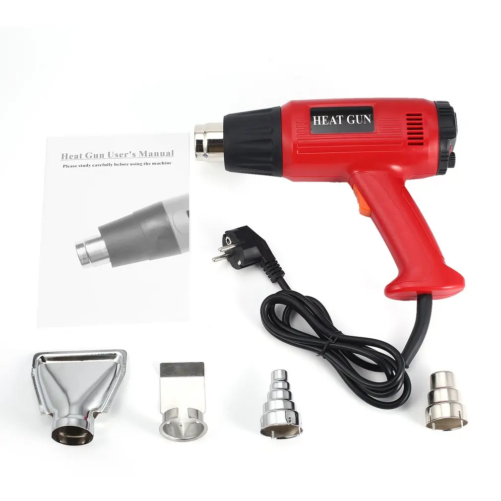 

987 2000W LCD Display Industrial Electric Hot Air Gun Thermoregulator Heat Guns Shrink Wrapping Thermal power tool