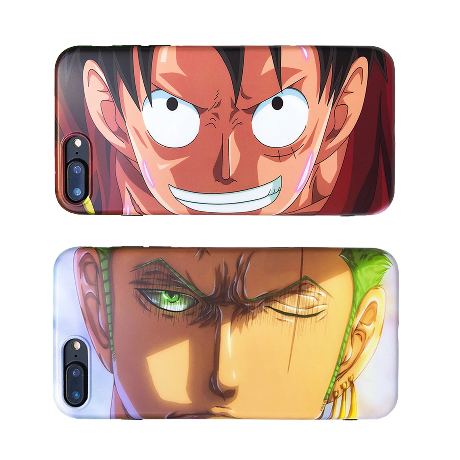 

One Piece Luffy Zoro Cartoon Phone Case for iPhone 6 6s 7 8 Plus X XS XR XSMax Soft Cover anti-knock