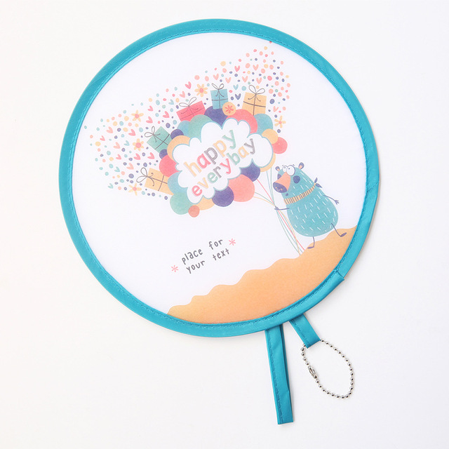Japanese Foldable Fan Mini Portable Cartoon Pocket Cloth Fan Creative Gift Decorative Fans Large Hand Fan