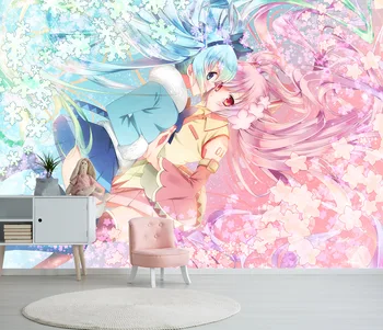 

[Self-Adhesive] 3D Hatsune Miku 611 Japan Anime Wall Paper mural Wall Print Decal Wall Murals Belly
