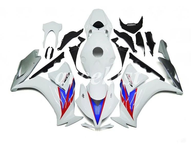 

4 Gifts New ABS Injection Mold Fairings kit Fit For HONDA CBR1000RR 2012 2013 2014 2015 2016 12 13 14 15 16 white silver