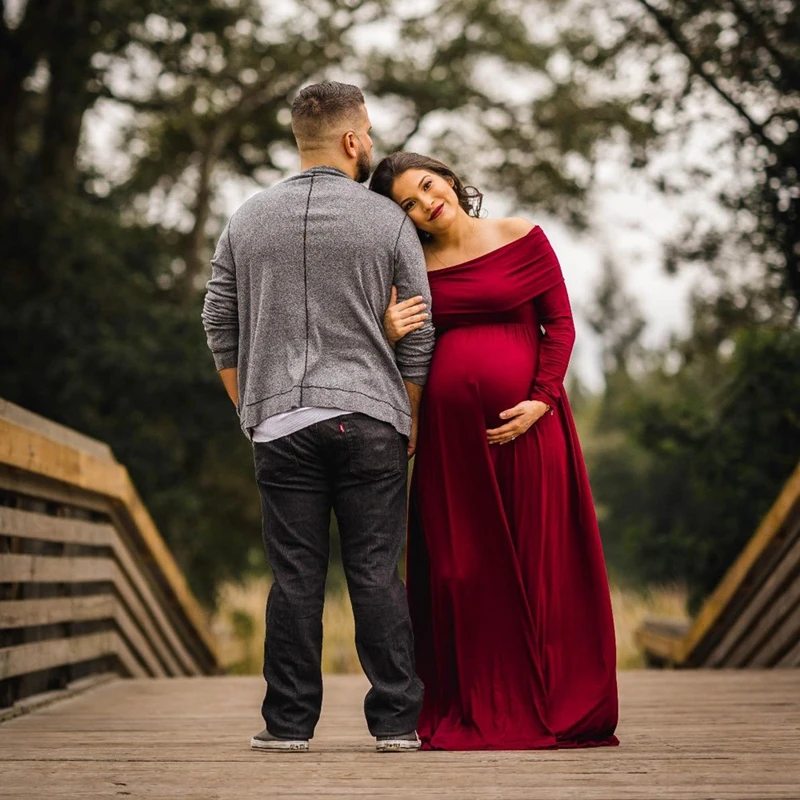 Платье для беременных; реквизит для фотосессии; платья с открытыми плечами; платье для беременных