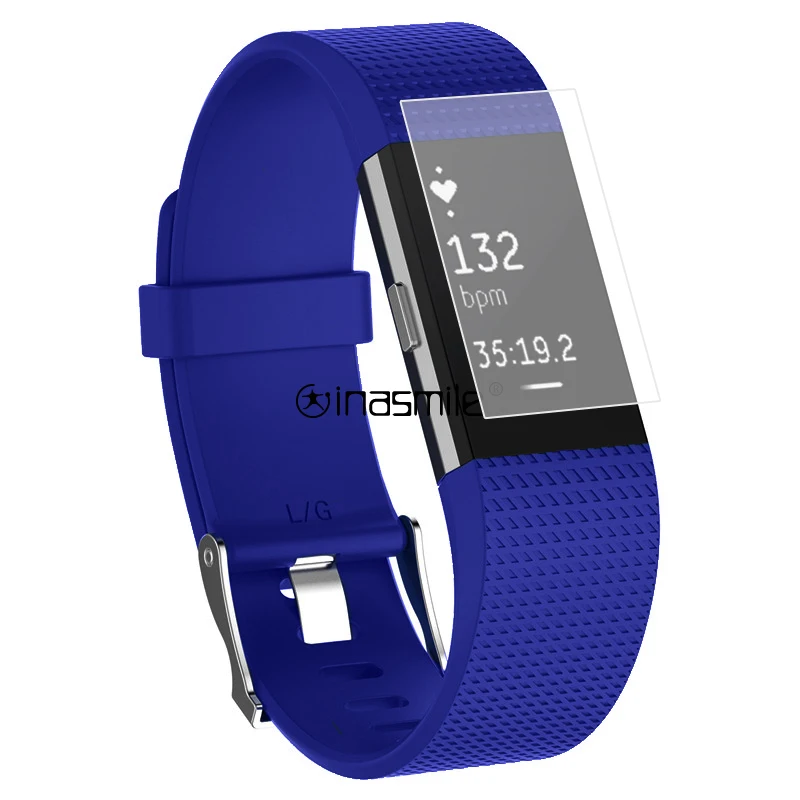 Ремешок для браслета Fitbit Charge 2 correa браслет для Fitbit Charge 2 ремешок для Fitbit Charge 2 Защитная пленка для экрана - Цвет: Royal blue