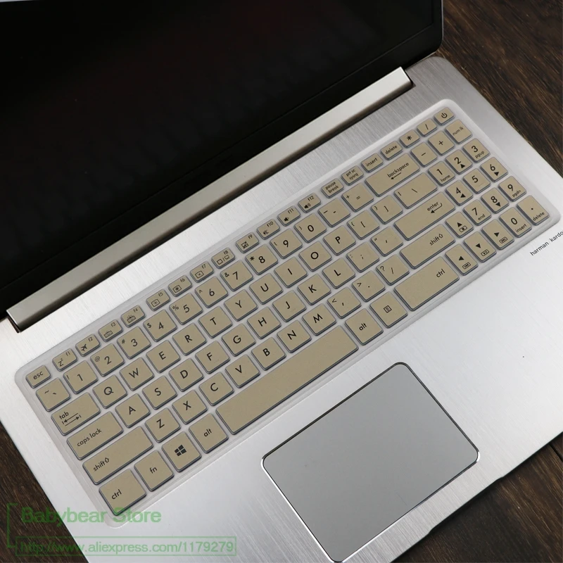 15,6 дюйм чехол для клавиатуры Защитная крышка для Asus VivoBook Pro 15 N580G N580GD N580VD N580 M580 NX580VD YX570ZD YX570ud YX570 - Цвет: gold