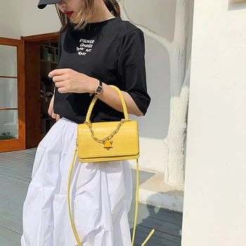 

purses and handbags Solid crocodile luxury brand women's handbag crossbody bags for women sac a main bags for women 2020