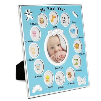 

Baby Kids Birthday Gift Decorations From 1 To 12 Month Year Photo Frame Picture Frame Christening Gift Home Decor