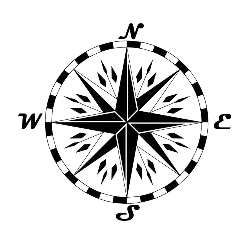 PLAY COOL Car Sticker Funny Interesting Nswe Compass Wind Rose Automobiles Motorcycles Exterior Accessories Vinyl Decal | Автомобили и